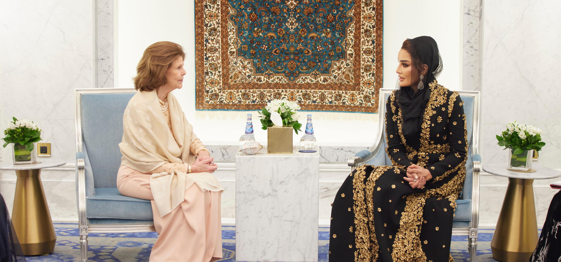 Her Highness meets with the President of Mentor International and Chairperson of Mentor Arabia
