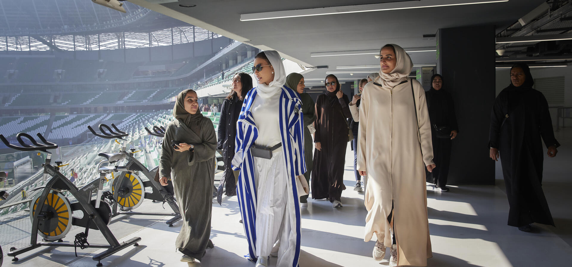 Her Highness Sheikha Moza Attends Qatar Foundation's National Sport Day Activities