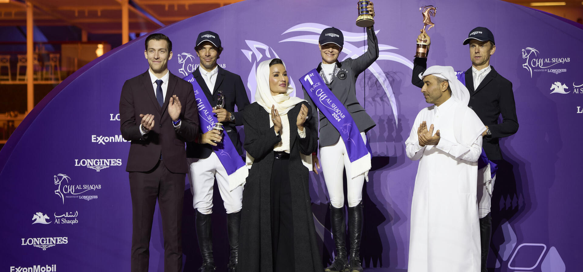 Her Highness crowns winners of CSI5 CHI Al Shaqab - Grand Prix 2024