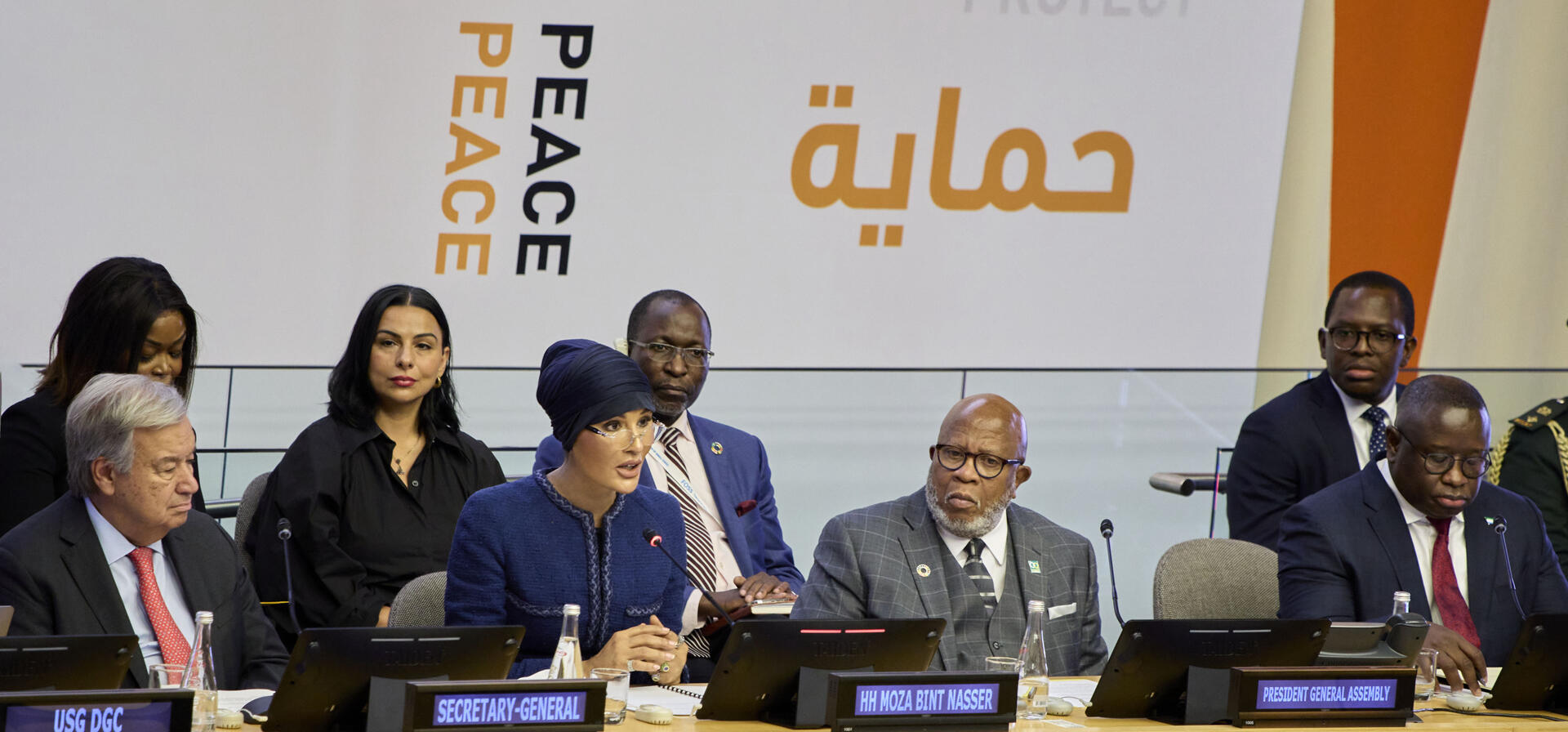 Her Highness Participates in the High-Level Event marking the International Day to Protect Education From Attack