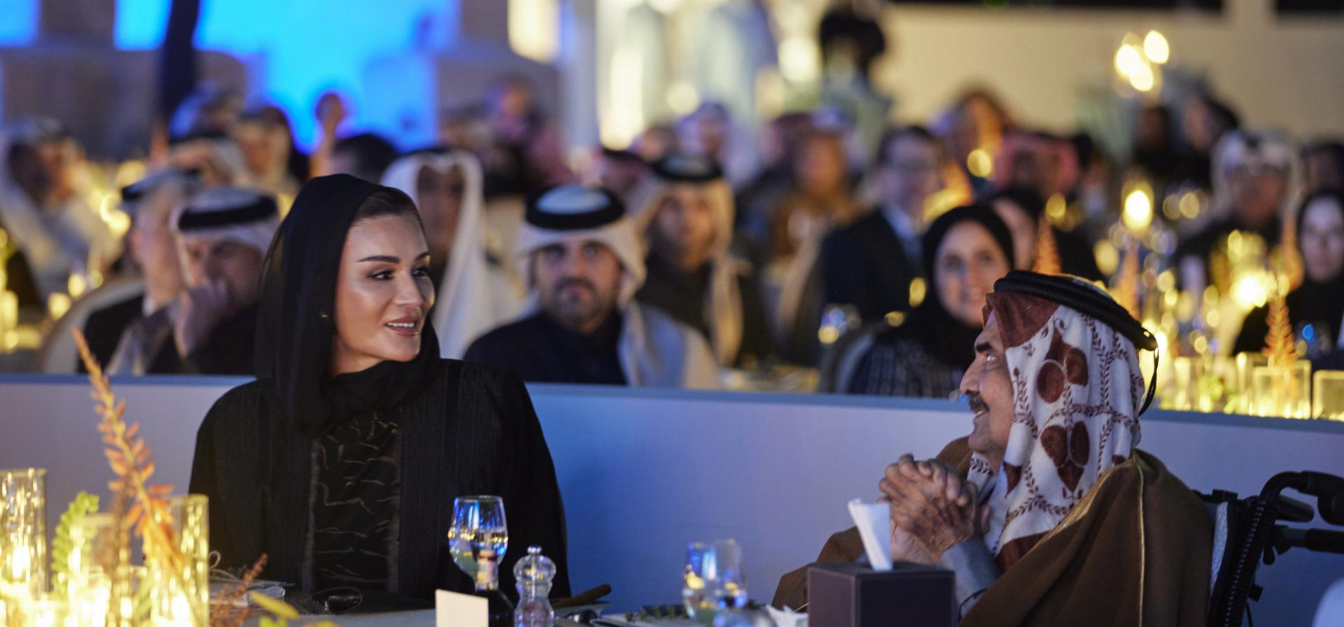 His Highness the Father Amir and Her Highness Sheikha Moza bint Nasser attend celebration of 30 years of Qatar Foundation