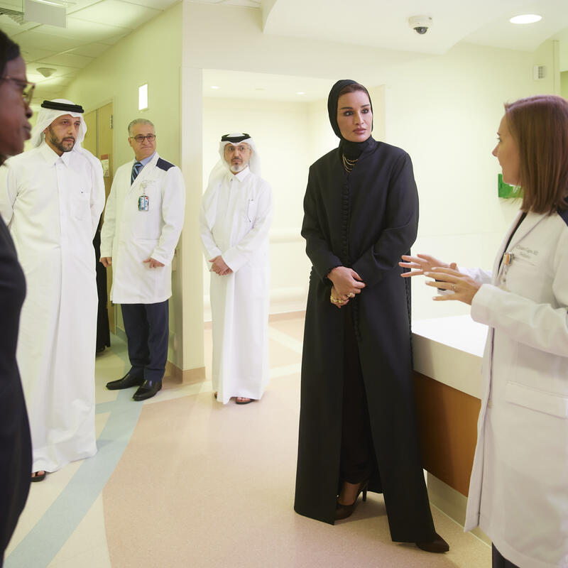 Her Highness Sheikha Moza bint Nasser Inaugurates New Pediatric Hematopoietic Stem Cell Transplant Ward at Sidra Medicine