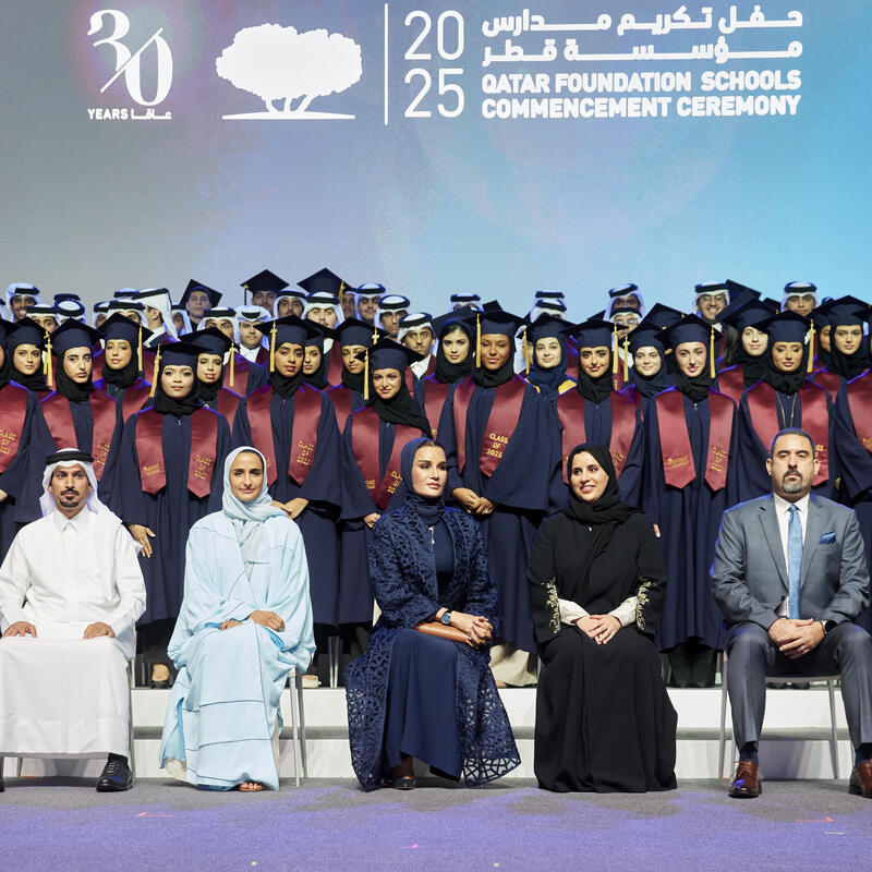 صاحبة السمو الشيخة موزا بنت ناصر تشهد حفل تكريم مدارس مؤسسة قطر 2025