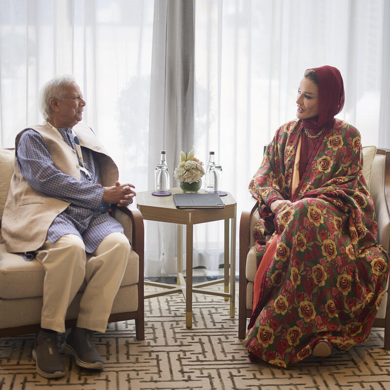 Her Highness meets with Chief Adviser of the Interim Government of the People’s Republic of Bangladesh