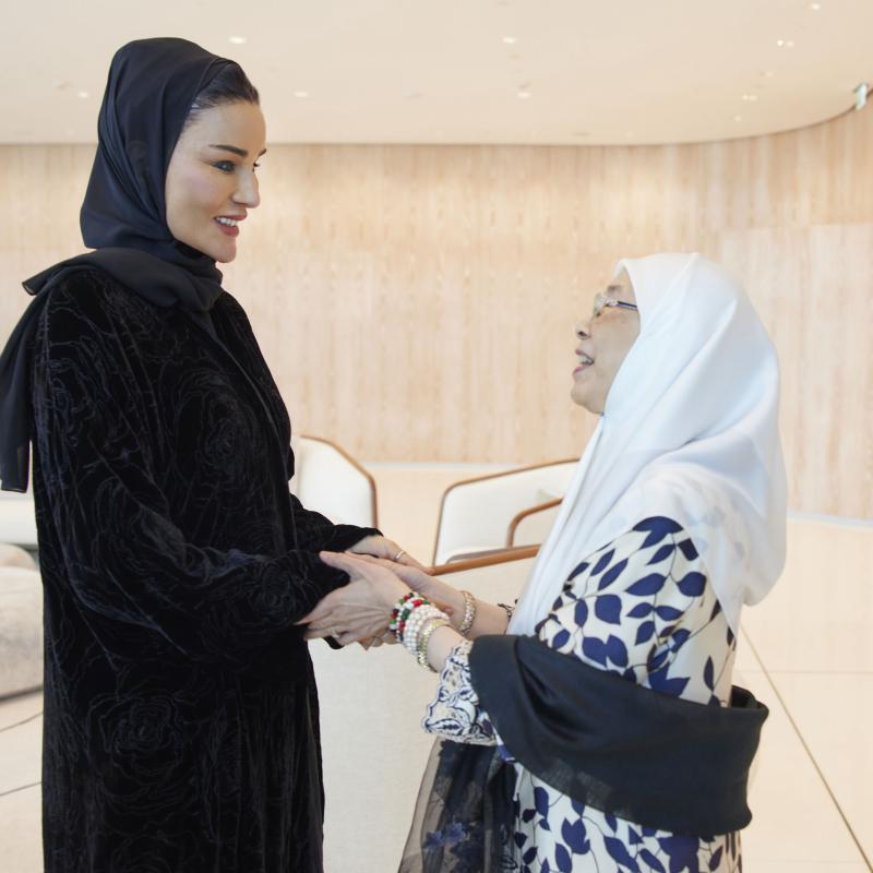 صاحبة السمو تجتمع بحرم رئيس وزراء ماليزيا