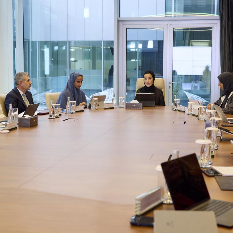 Her Highness leads roundtable on Gaza